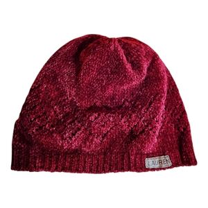 Ralph Lauren Rayon Chenille Beanie